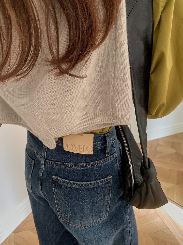 Core Deep Denim Pants by Pomelo for Women - view 5
