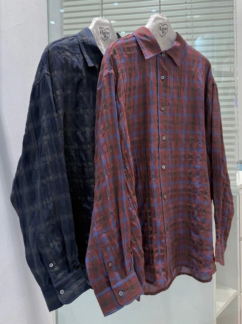 Autumn Check Shirt by Pomelo for Women - view 12