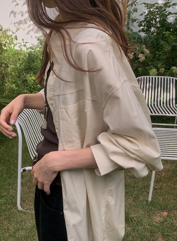 Snap Slit Shirt by Pomelo for Women - view 6