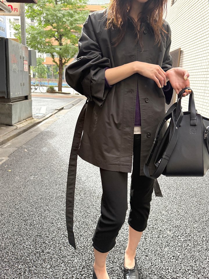 Maco Half Trench Coat by Pomelo for Women - view 10