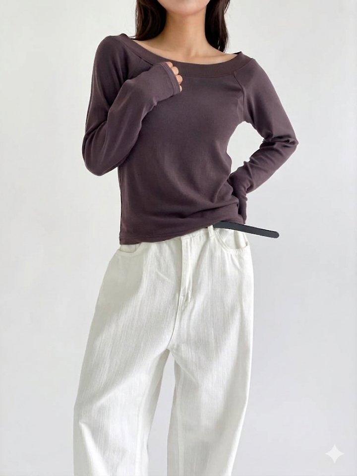 Berry Raglan Tee by Queensmade for Women - view 3