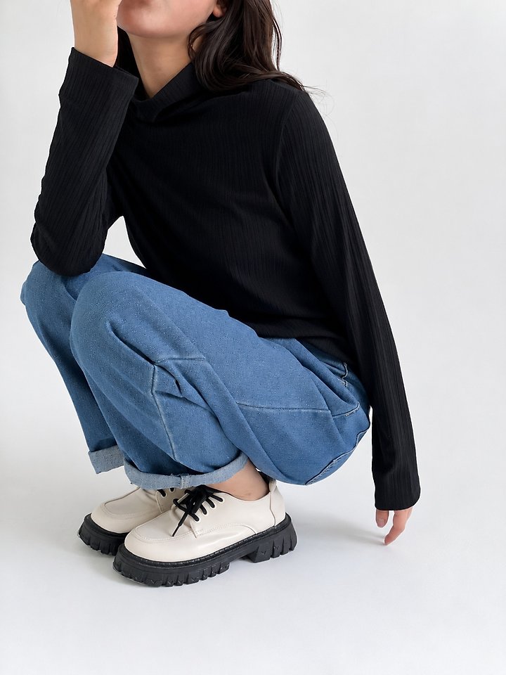 Brick Turtleneck by Queensmade for Women - view 2