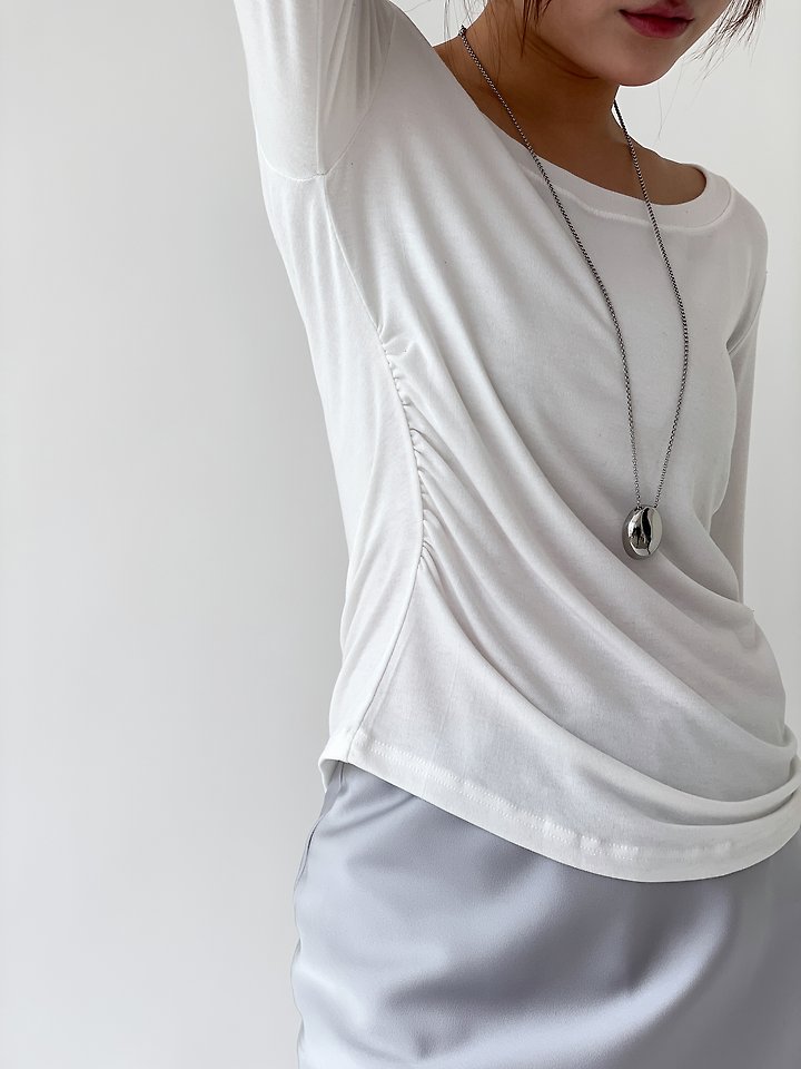 My Shirring Tee by Queensmade for Women - view 3