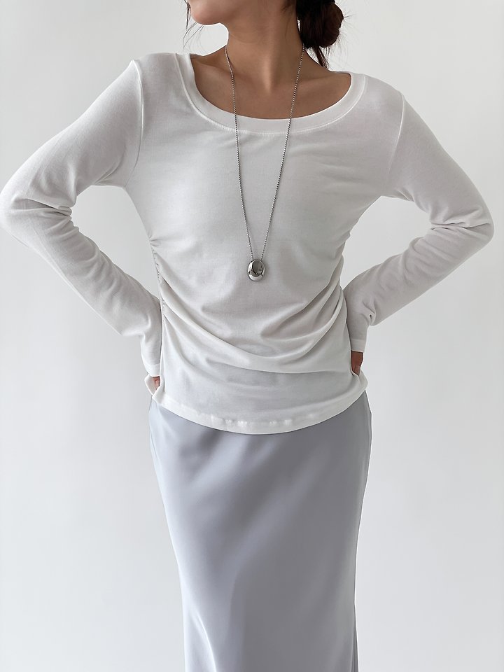 My Shirring Tee by Queensmade for Women - view 5