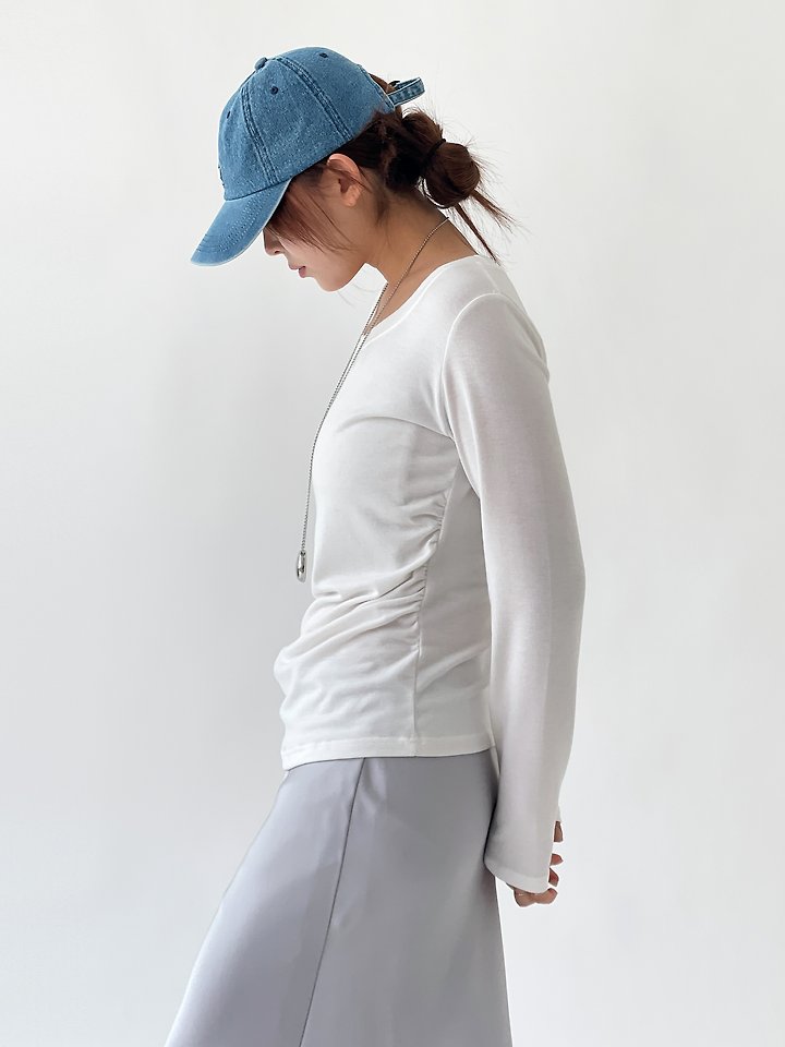 My Shirring Tee by Queensmade for Women - view 7