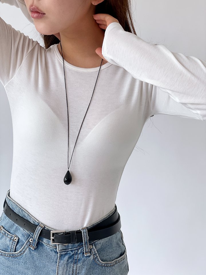 Romi Long Sleeve Tee by Queensmade for Women - view 10