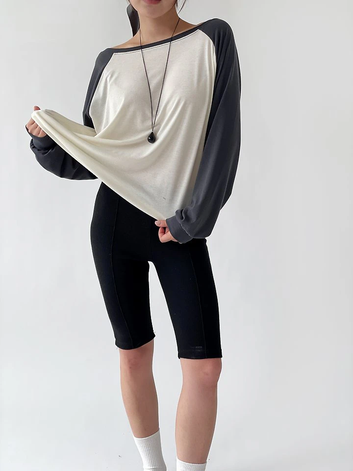Poki Raglan Tee by Queensmade for Women - view 1