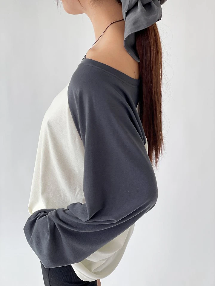 Poki Raglan Tee by Queensmade for Women - view 11