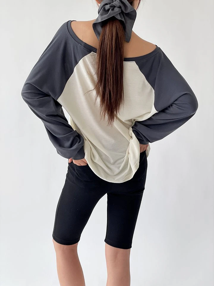 Poki Raglan Tee by Queensmade for Women - view 9