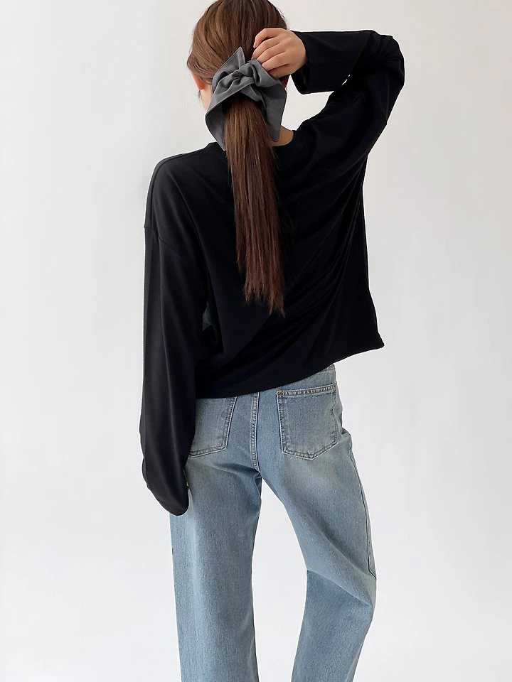 Unique V-Neck Tee by Queensmade for Women - view 8