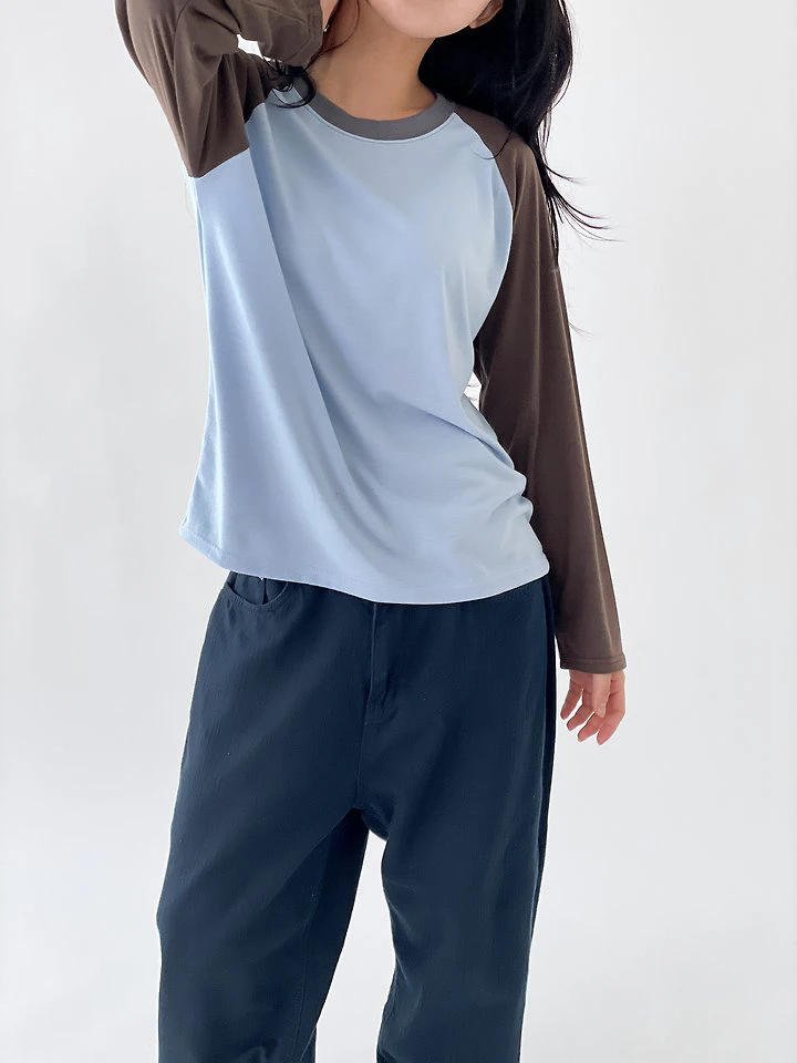Pingpong Raglan Tee by Queensmade for Women - view 5