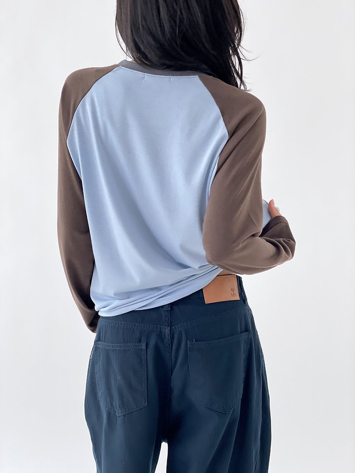 Pingpong Raglan Tee by Queensmade for Women - view 9