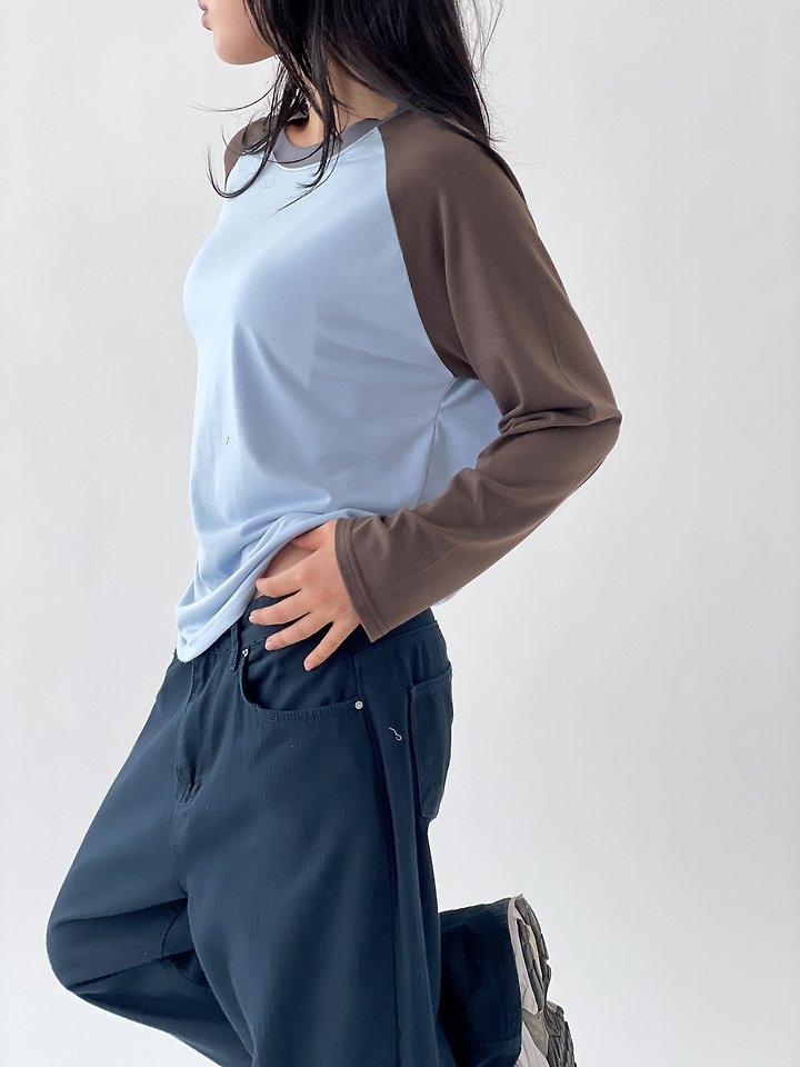 Pingpong Raglan Tee by Queensmade for Women - view 10