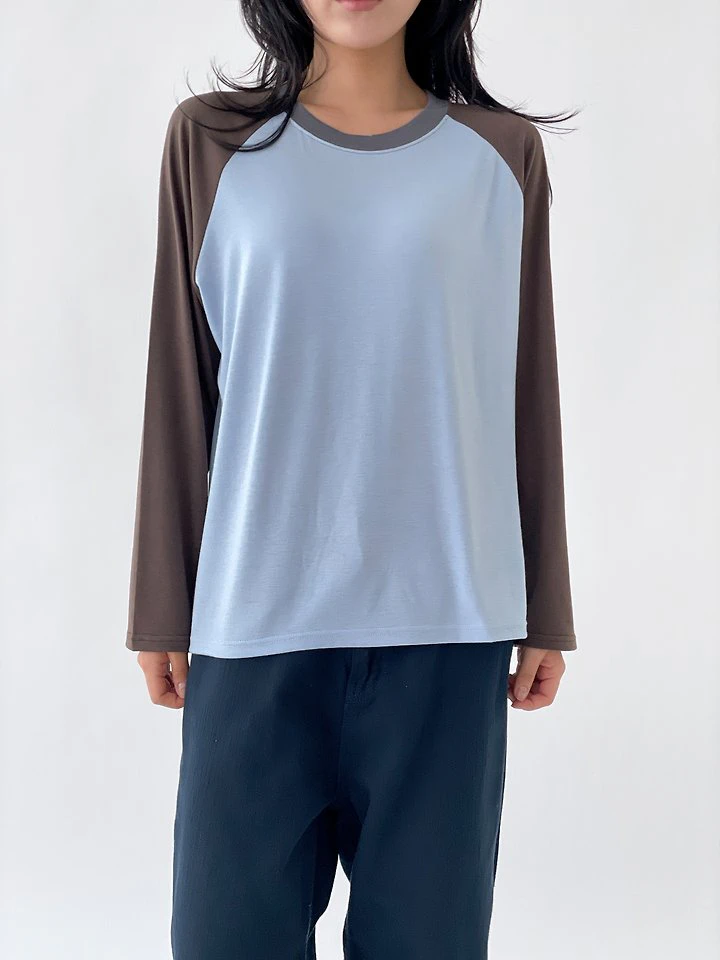 Pingpong Raglan Tee by Queensmade for Women - view 4