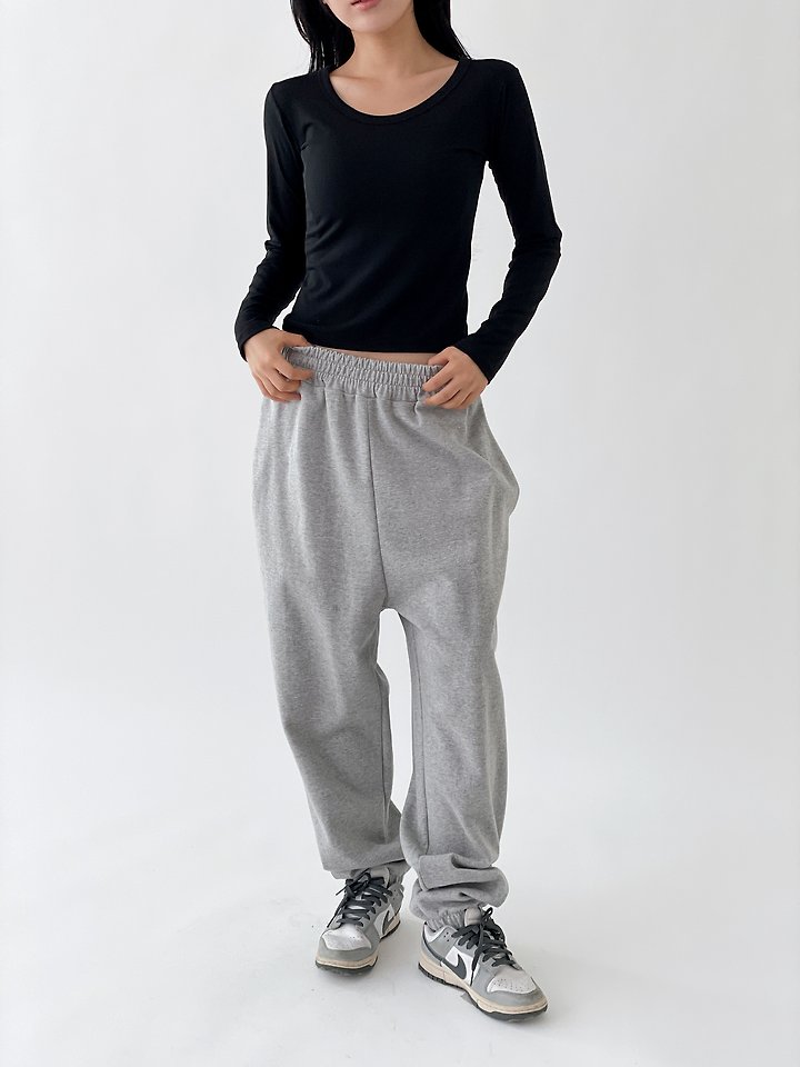 Riu Fleece Long Sleeve Tee by Queensmade for Women - view 1