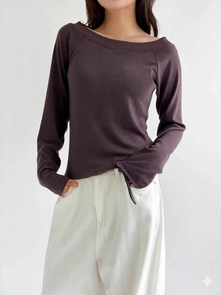Berry Raglan Tee by Queensmade for Women - view 4