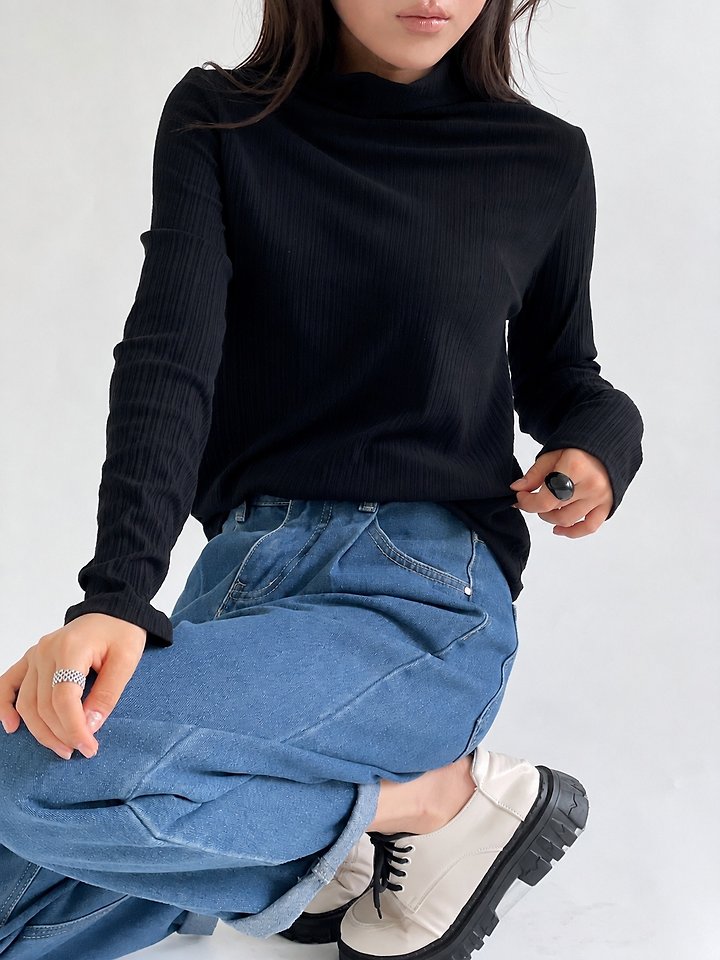 Brick Turtleneck by Queensmade for Women - view 3
