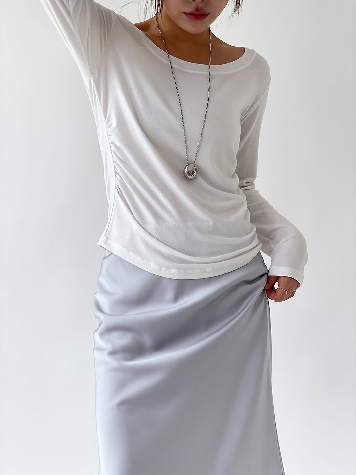My Shirring Tee by Queensmade for Women - view 2