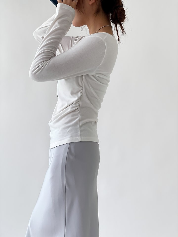 My Shirring Tee by Queensmade for Women - view 8