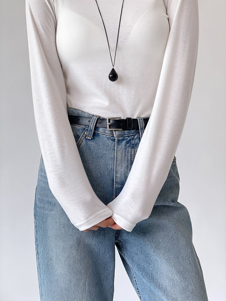 Romi Long Sleeve Tee by Queensmade for Women - view 9