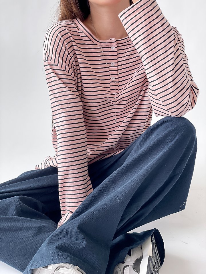 Pop Stripe Tee by Queensmade for Women - view 10