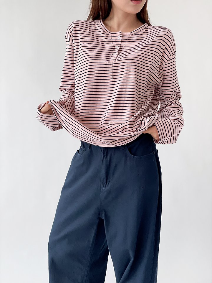 Pop Stripe Tee by Queensmade for Women - view 2