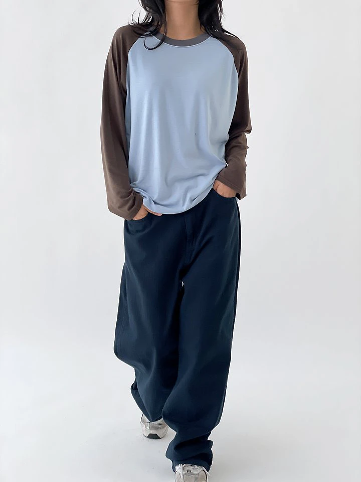 Pingpong Raglan Tee by Queensmade for Women - view 2