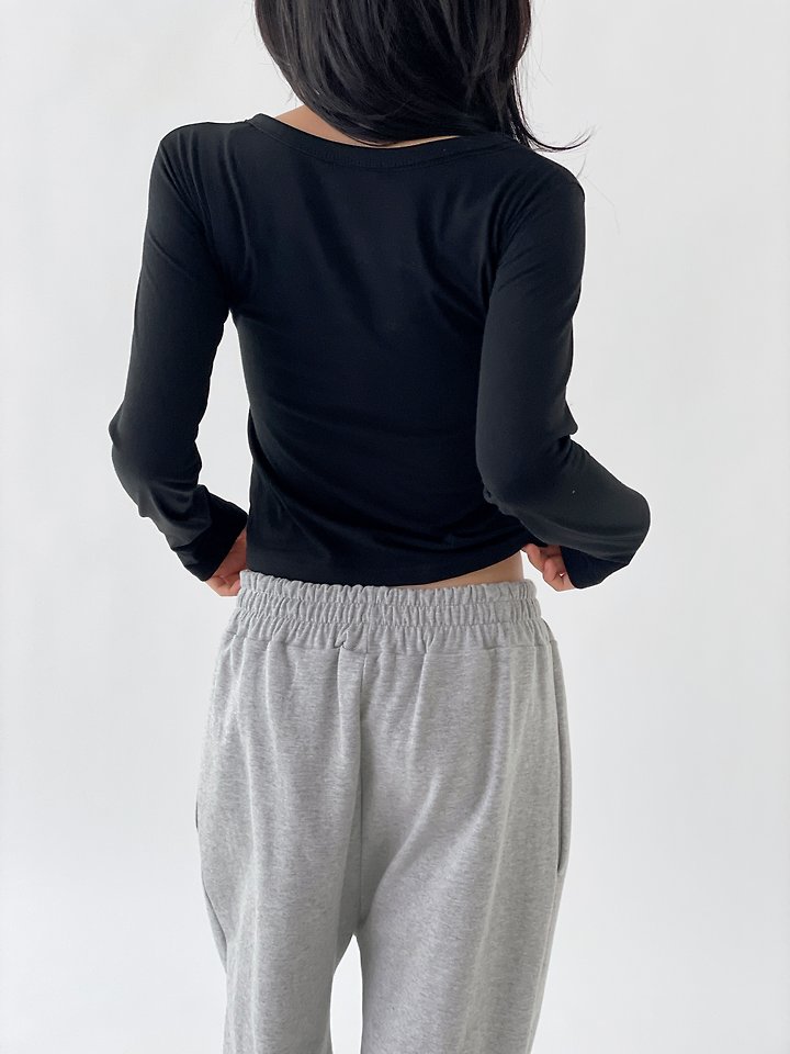 Riu Fleece Long Sleeve Tee by Queensmade for Women - view 9