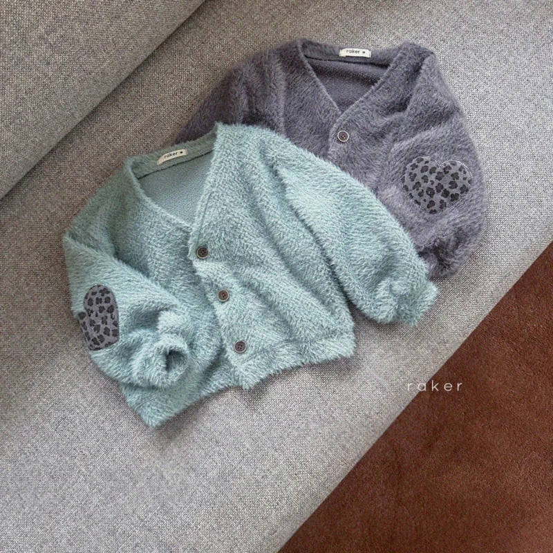 Leopard Heart Cardigan by Raker for Child - view 1