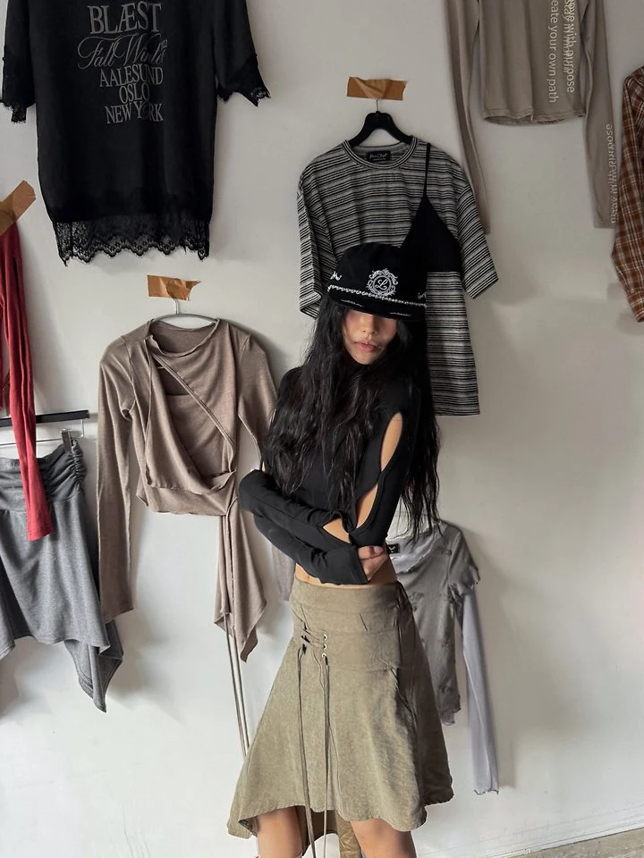 Cut Out Hood Tee by Rare Closet for Women - view 10
