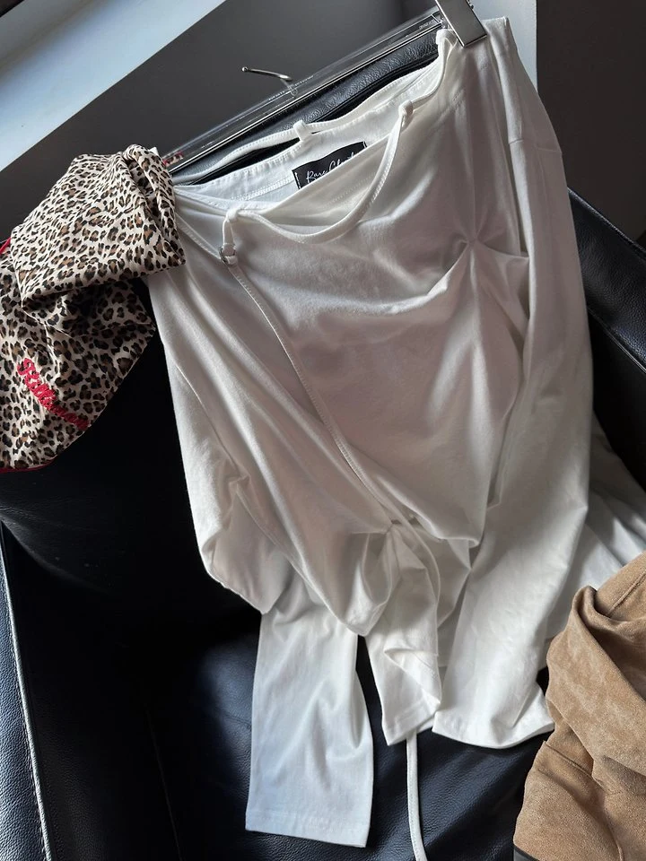Bucklet Strap Tee by Rare Closet for Women - view 8
