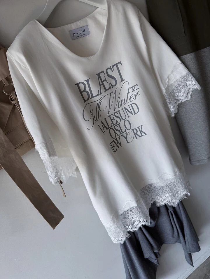 Mood Lace Tee by Rare Closet for Women - view 3
