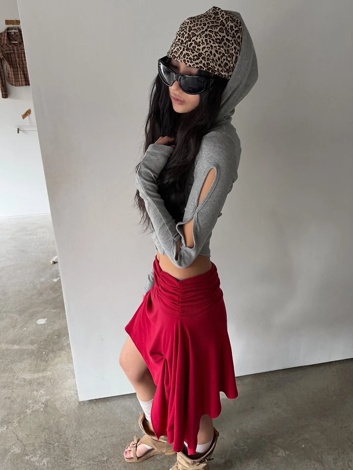 Cut Out Hood Tee by Rare Closet for Women - view 4
