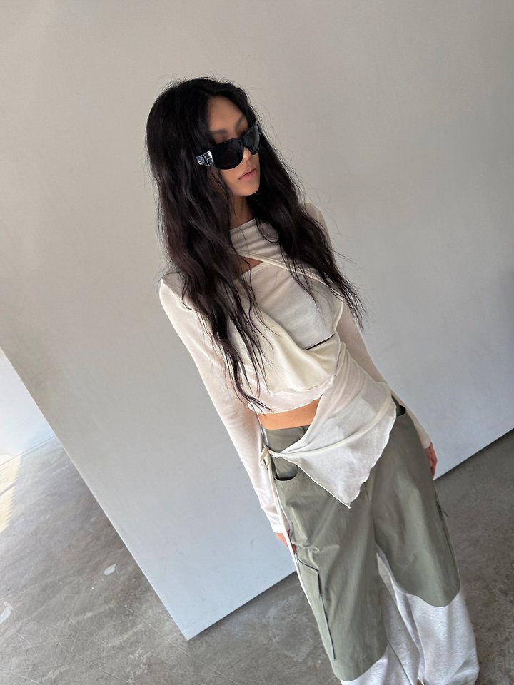 Layered Slit Tee by Rare Closet for Women - view 4