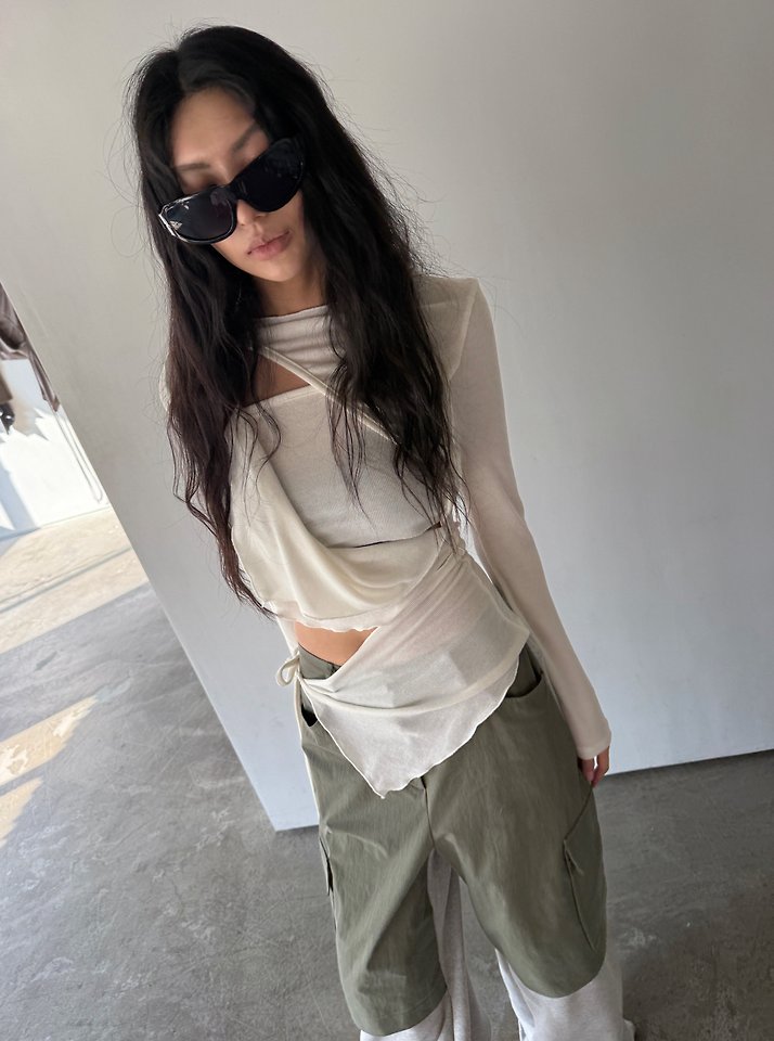 Layered Slit Tee by Rare Closet for Women - view 5
