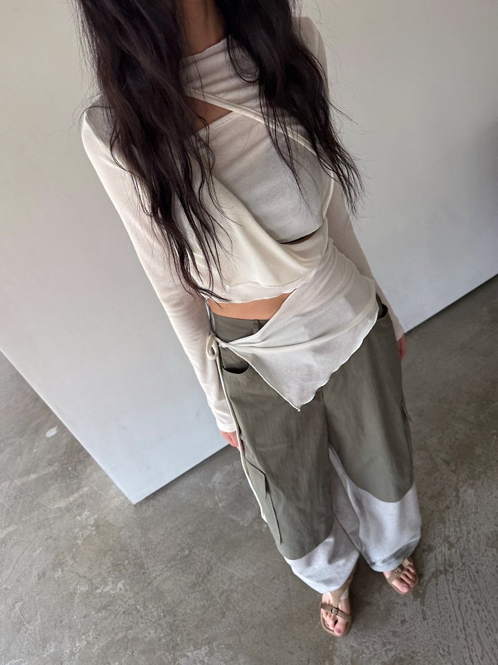 Layered Slit Tee by Rare Closet for Women - view 6