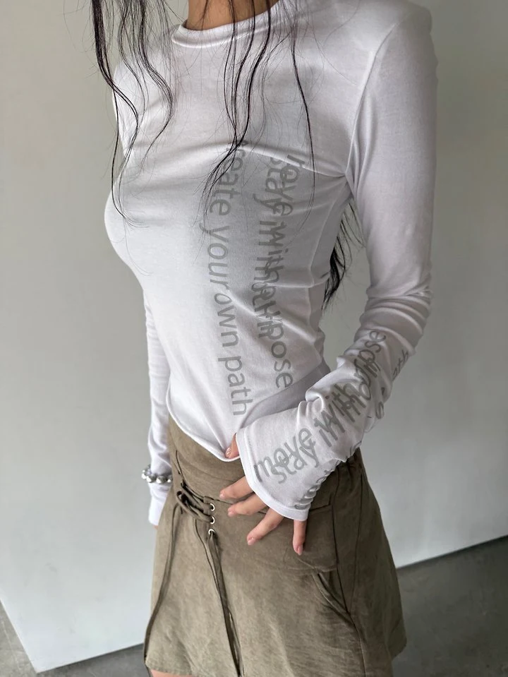 Way Lettering Tee by Rare Closet for Women - view 1