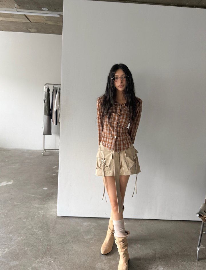 Ring Bucklet Cargo Skirt by Rare Closet for Women - view 11