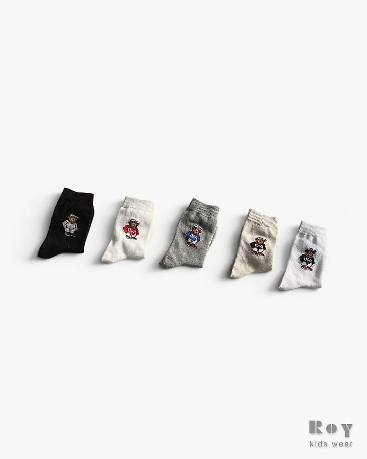 Teddy Bear Socks by Roy for Child - view 5