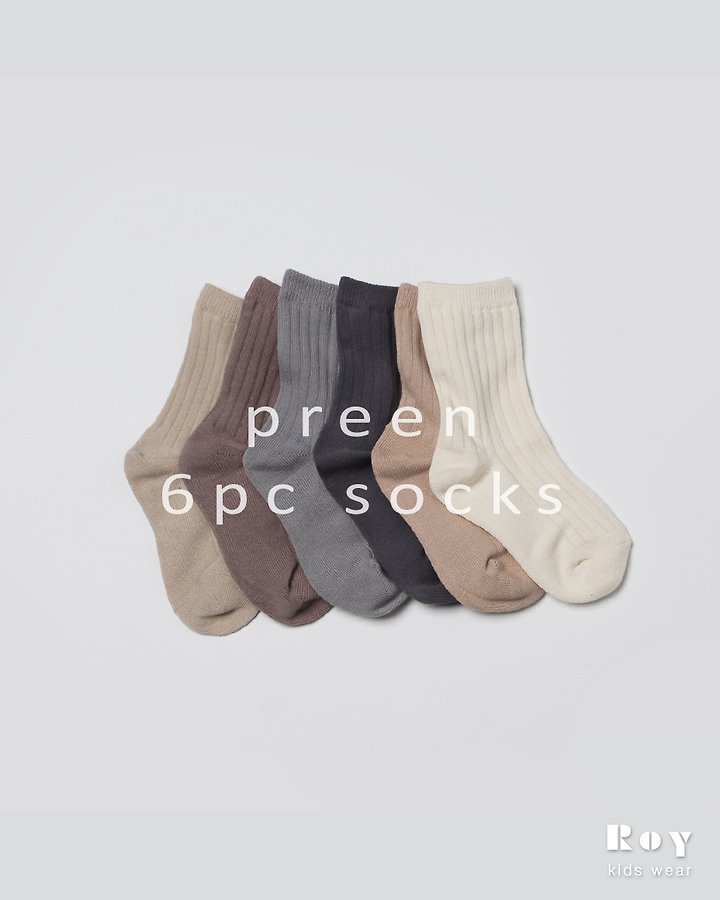 Pudding 6-pack Socks by Roy for Child - view 1
