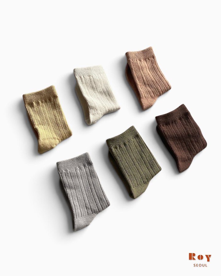 B Ribbed Socks by Roy for Child - view 1