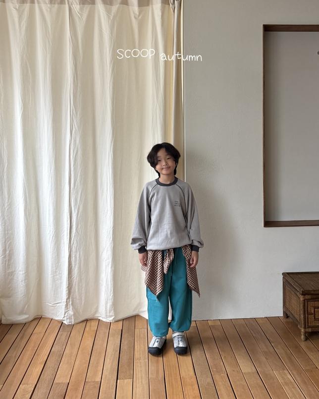 Piping Raglan Sweatshirt by Scoop for Child - view 3