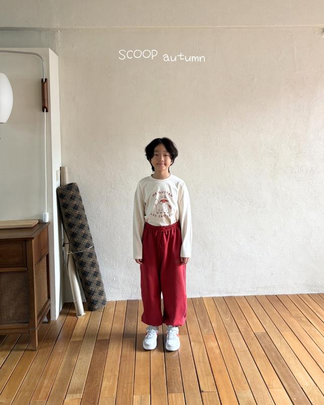 Lettering Jogger Pants by Scoop for Child - view 11