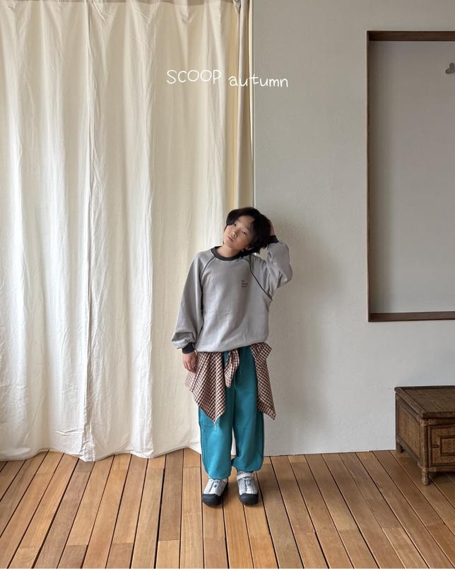 Piping Raglan Sweatshirt by Scoop for Child - view 4