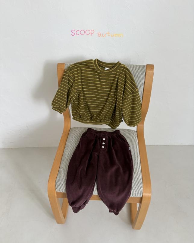 Terry Striped Sweatshirt by Scoop for Child - view 12