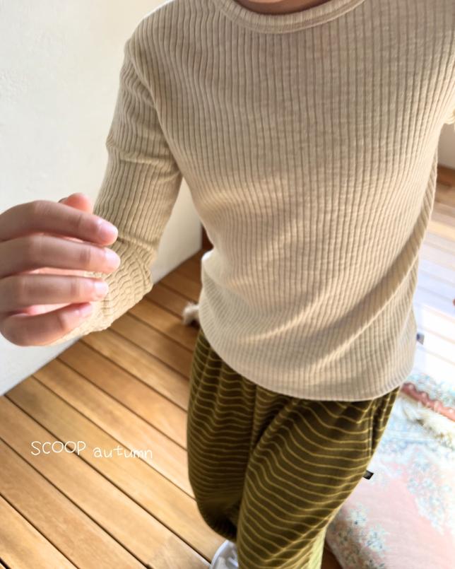 Low Ribbed Tee by Scoop for Child - view 10