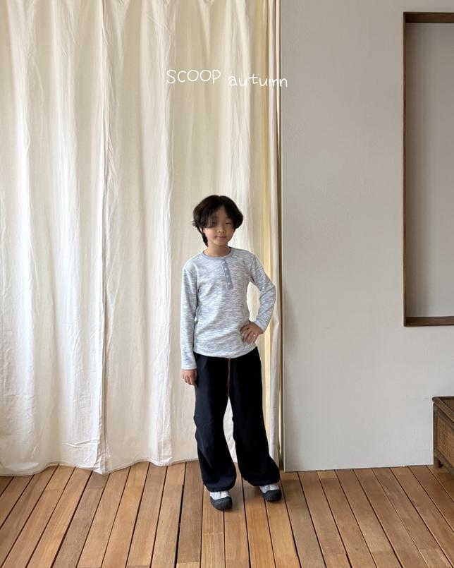 Henley Neck Tee by Scoop for Child - view 5