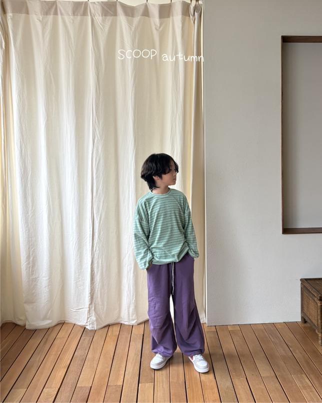 Rope Pleats Pants by Scoop for Child - view 2