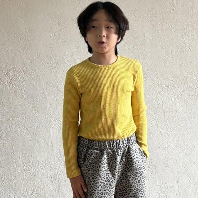 Low Ribbed Tee by Scoop for Child - view 11