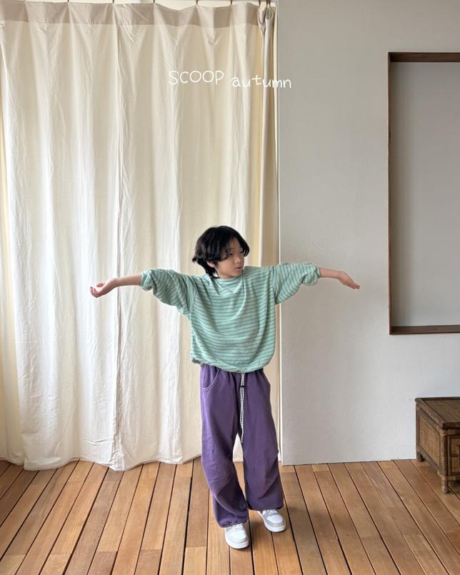 Rope Pleats Pants by Scoop for Child - view 3